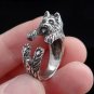 Sterling Silver Ring, Yorkshire Terrier Ring, Dog Ring, Adjustable Ring, Dog