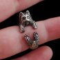 Sterling Silver Ring, Yorkshire Terrier Ring, Dog Ring, Adjustable Ring, Dog