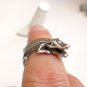 Crocodile Ring, Silver Rings, Sterling Silver Ring, Croc Ring, Animal Jewelry