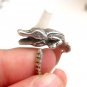 Crocodile Ring, Silver Rings, Sterling Silver Ring, Croc Ring, Animal Jewelry
