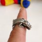 Crocodile Ring, Silver Rings, Sterling Silver Ring, Croc Ring, Animal Jewelry