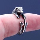 Opossum Ring, Possum Ring, Sterling Silver Ring, Animal Ring, Handmade Best Gift