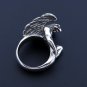 Silver Eagle Ring, Eagle Man, Starling Silver Ring, Power Ring, Erotic Ring