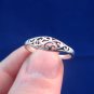 Sterling silver ring, wedding ring, cute ring, floral ring, all sizes