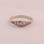 Sterling silver ring, wedding ring, cute ring, floral ring, all sizes