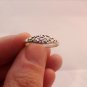 Sterling silver ring, wedding ring, cute ring, floral ring, all sizes