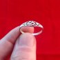 Sterling silver ring, wedding ring, cute ring, floral ring, all sizes