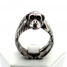 Monkey Ring, Chimpanzee Ring, Ape Ring, 925 Sterling Silver, Silver Ring, Chimp