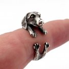 Dachshund Ring, Sterling Silver Ring, Dachshund Jewelry, Dachshund Art, Dog Ring