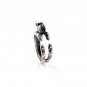 Schnauzer Ring, Silver Ring, Miniature Schnauzer, Animal Ring, Handmade Jewelry
