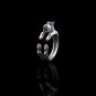 Schnauzer Ring, Silver Ring, Miniature Schnauzer, Animal Ring, Handmade Jewelry