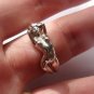 Sterling Silver Ring EROTIC NUDE GIRL, Adult naked lady ring, Nude woman ring