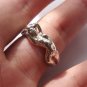 Sterling Silver Ring EROTIC NUDE GIRL, Adult naked lady ring, Nude woman ring