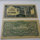 Malaysia Malaya Japanese Occupation $10 Prefix MP UNC slight foxing - 1 pc