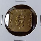 Commissioner of Currency Board Malaya 1 Cent 1940 Countermark "Greater Japan"