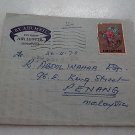 Singapore Cover From Singapore to Penang 20.4.70