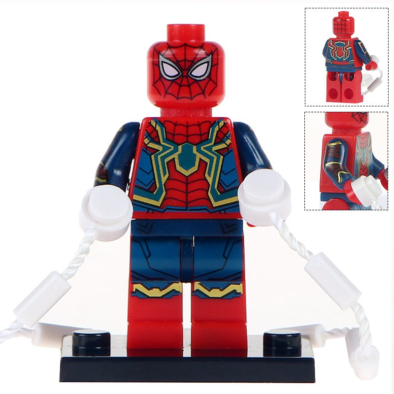 lego spiderman custom minifigures