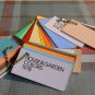 4(four) HOUSE AND GARDEN Keychain - COLORS 1978 *39 card SAMPLES* chain sets