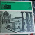 ITALIAN Language set- 33 1/3 RPM - Record Study Series c.1965