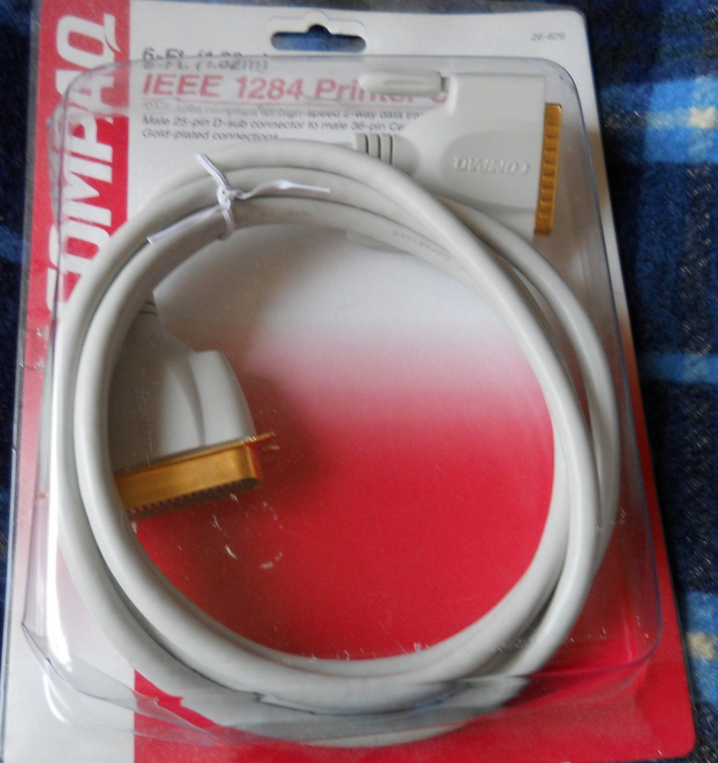 Printer Cable - Compaq 6ft. IEEE 1284 - Newin blister pak