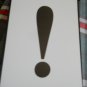 Explanation Mark ! ** art card "flip it over" **..making a statement