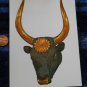 SILVER RHYTON- GREEK POSTCARD- BULLS HEAD-TOMB FIND -unused