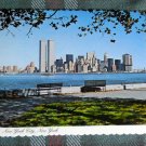 TWIN TOWERS of WORLD TRADE CENTER skyline of greater NYC