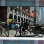 New York City 59TH St with horse drawn carriage POSTCARD