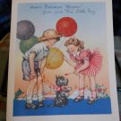VINTAGE BIRTHDAY 1930's *To Mommy from your BIG little Boy -  Greeting Card