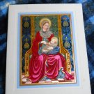 Vintage 40s ENTHRONED MADONNA-CHRISTMAS*Wilkinson PublishingLtd*