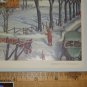 Vintage 40s CHRISTMAS *American Artist Group* THE MAIL ARRIVES