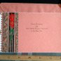 Vintage 20s ART DECO CHRISTMAS GREETING NOTE CARD