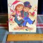 25  Christmas Greeting Cards & Envelopes; Children skipping & holding each other