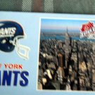 NEW YORK GIANTS Super Bowl XXI POSTCARD