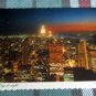 NEW YORK CITY view of city,Empire State & Towers at night POSTCARD