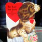 Vintage Valentine Aunt and Uncle On Valentine's Day Gibson card w/env.