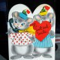 Vintage Valentine Hi, Aunt and Uncle  HALLMARK Valentine's card w/env.CIRCA 1950