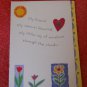 My Friend - Tri-fold -American Greeting Forget Me Not