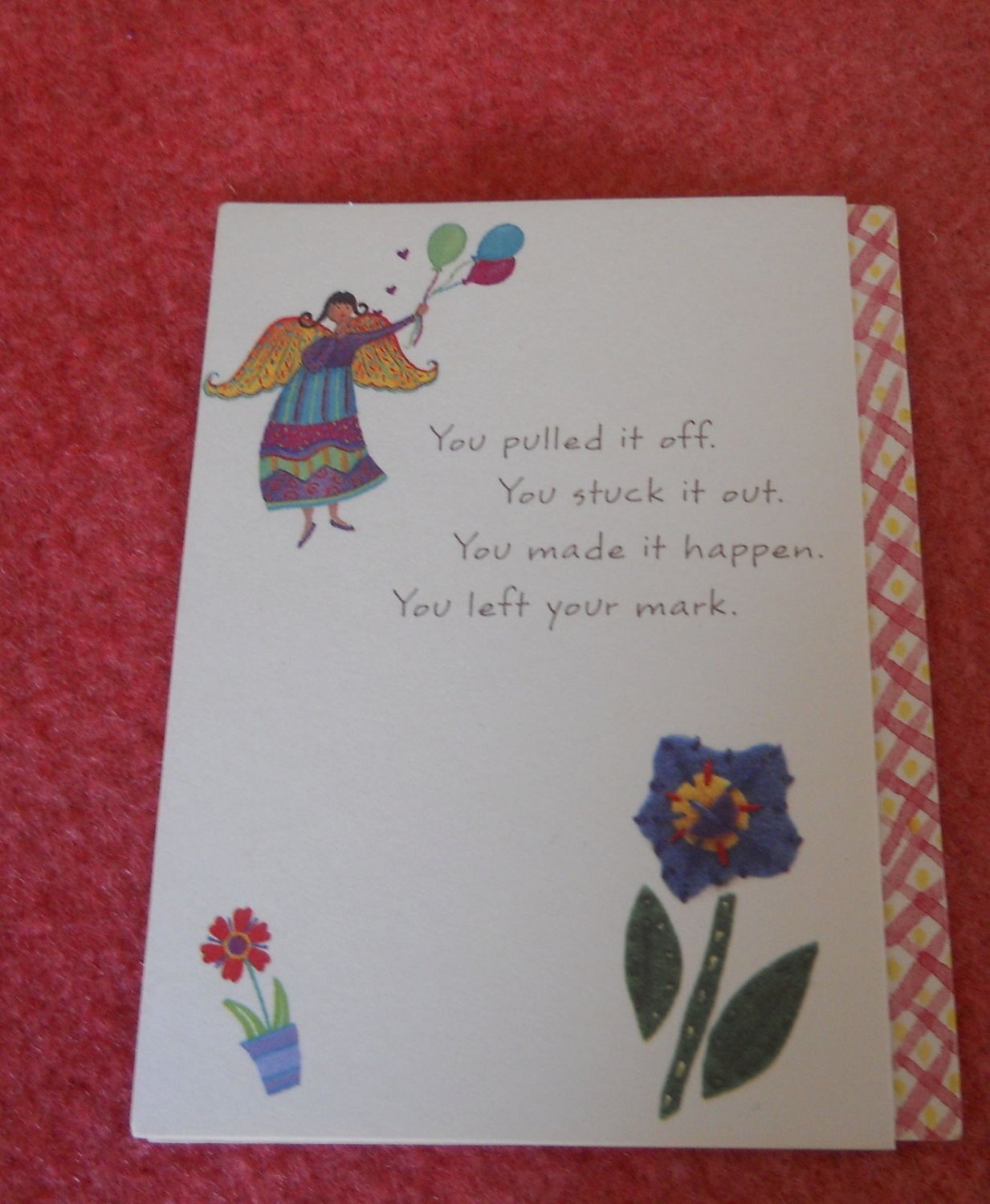 Leaving a Mark - Tri-fold -American Greeting Forget Me Not