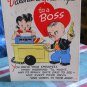 Valentine ' Vintage 40's a BOSS Sarcastic Comic Vinegar-UNUSED-Barker Cards