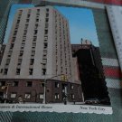 SEAMEN & INTERNATIONAL HOUSE New York City POSTCARD