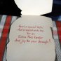 EASTER WISH Aunt & Uncle pull up bunny in basket Vintage STANLEY GREETINGS