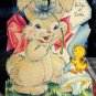 HAPPY EASTER fo you HALLMARK*Hall Bros copyright 1948 easel standing card