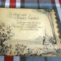 Vintage 1920S or earlier EASTER CARD -couples walking in country scene* panel