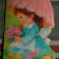 A Sweet Daughter Birthday Card *  frilled Pink sun umbrella die-cut