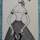 VINTAGE * Breaking Up* studio card 60's**unused