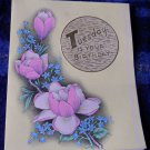 TUESDAY is your BIRTHDAY card  VINTAGE unused circa 40's