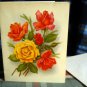 Vintage 3D Pop out *FLORAL BOUQUET* Greeting Card-unused