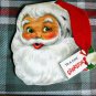Merry Christmas GRANDSON * Hallmark card *die cut*Santa circa 1950