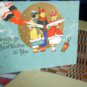 Vintage 20s or earlier- CHRISTMAS GREETING CARD - SINGING GROUP